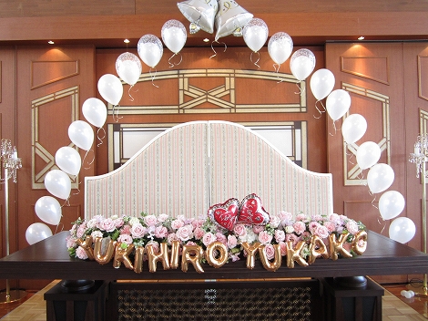 オーダーメイド城山観光ホテル_ホルトゲストヴィラ | 鹿児島の結婚式披露宴会場の装花イイヤマフローリスト
